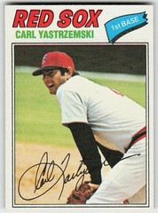 1977 Topps #480 Carl Yastrzemski BASEBALL Boston Red Sox