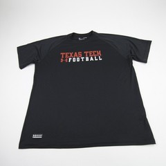 Texas Tech Red Raiders Under Armour Short Sleeve Shirt Men’s Black Used XL