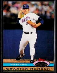 1991 Stadium Club Charter Member #NNO Nolan Ryan