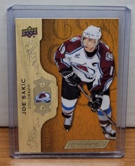 2018-19 UD Engrained Joe Sakic # 018/299