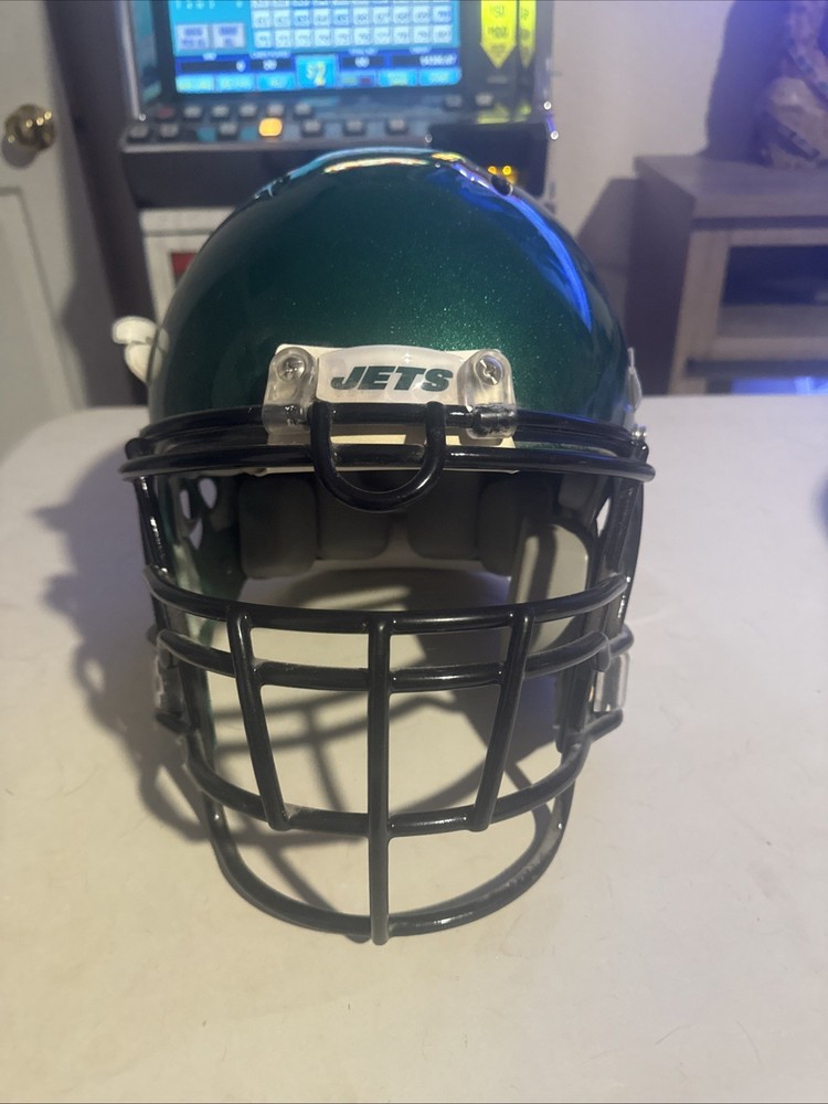 New York Jets Game Used Helmet Player Unknown Recertified Free Shipping