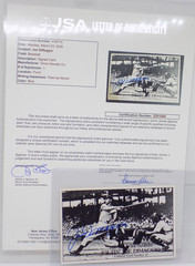JOE DIMAGGIO HOF Signed Union Novelty Co. Collector Card #13 Yankees JSA 💎 LOA