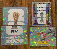 Panini World Cup Stickers FWC 00,FWC 1, FWC 2,FWC 4 LOT
