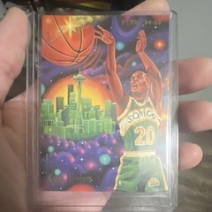 Fleer 1994-95 Gary Payton Fuse Box Insert 7 of 9 Seattle SuperSonics