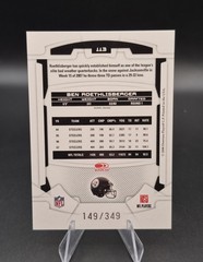 2008 Donruss Playoff Ben Rotheisberger #113 Elements Yellow /349 Steelers