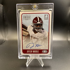Onyx Vintage 2021 Jaylen Waddle FAJW Rookie Hard Signed Auto Alabama NCAA