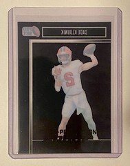 🔥 2025 CADE KLUBNIK 1/1 LEAF PRO SET METAL BLACK CLEAR PRE PRODUCTION PROOF 🔥