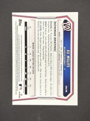 2026 Bowman Chrome Eli Willits True Yellow Refractor Auto /75