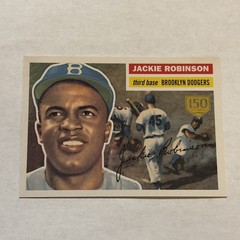 2019 Topps Iconic Card Reprints 150th Anniversary 46/150 Jackie Robinson HOF
