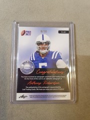 2023 LEAF PRO SET METAL ROOKIE ANTHONY RICHARDSON AUTO 8/10 PULSAR SILVER MINT!!