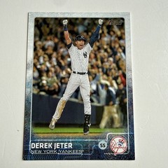2015 Topps – Derek Jeter #1 Jumping New York Yankees HOF