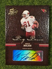 2004 Playoff #PP-3 ANQUAN BOLDIN Pig Pens AUTO #/100