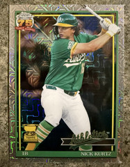 2026 Topps Series 2 NICK KURTZ Chrome Silver Pack Mojo #91C2-50 Athletics