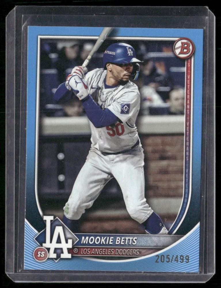 2025 Bowman #16 Mookie Betts Sky Blue #/499