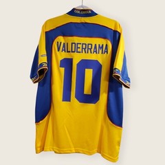 COLOMBIA JERSEY RETRO 2001 HOME – CAMPEON COPA AMERICA – VALDERRAMA # 10 – XL