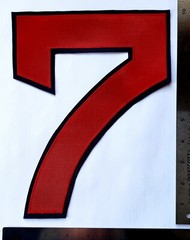 VINTAGE 10″ Tackle Twill Numbers AUTHENTIC MLB / NFL / NBA / NHL / MLS New/Mint!
