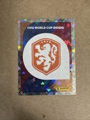 Panini FIFA World Cup 2026 Netherlands KNVB Logo Soccer Sticker NED 1 Hologram