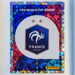 2026 Panini FIFA World Cup France Emblem Holo Foil Sticker FRA 1 NM