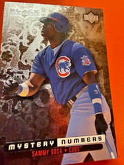1999 Black Diamond Mystery Numbers #M16 Sammy Sosa 699/1600 Chicago Cubs