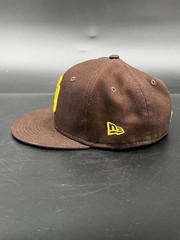 New Era 59FIFTY San Diego Padres Brown Gold Fitted Hat 6 3/4 MLB Cap