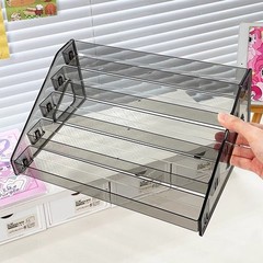 3-7 Tier Acrylic Collector Card Display Stand Rack Shelf For Trading Sport Cards