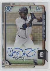 2015 Bowman Draft Chrome Pick Refractor Christin Stewart #BCA-CST Auto 5h5