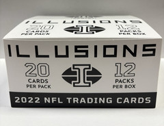 2022 Panini Illusions Football NFL Factory Sealed 12 Pack Fat Cello Box