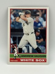2025 Topps Heritage Andrew Vaughn High Number Short Print #413 Chicago White Sox