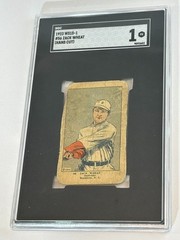 1923 W515-1 #56 ZACK WHEAT (HAND CUT) SGC 1 PR BASEBALL CARD.
