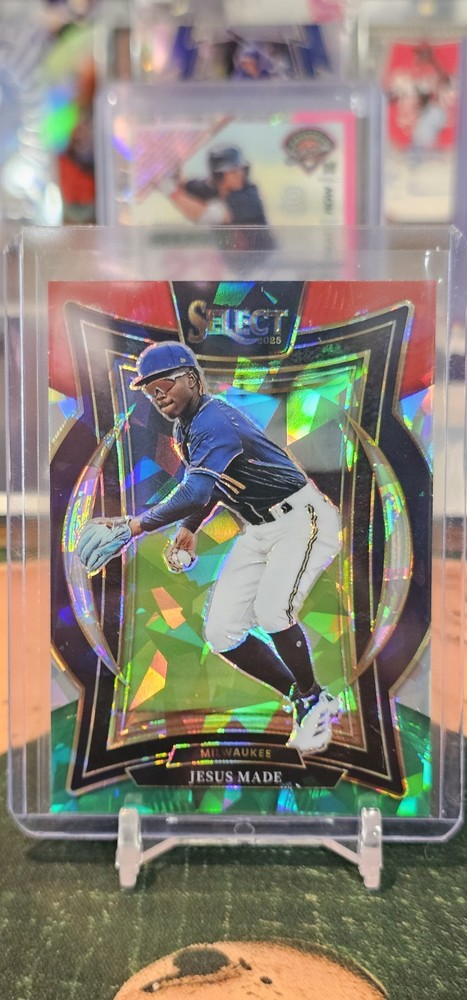 2025 Panini Select- Jesus Made- Red White And Green- Ice Prizm