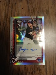 2025 Topps Chrome Update Daylen Lile Refractor Rc Auto /499 Sp BEAUTIFUL 👀🔥📈
