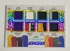 2025 Leaf In The Game Used The Big 8 Kobe Bryant LeBron Wade Dirk Duncan #/5
