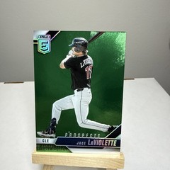 2026 Elite Jace LaVIOLETTE Green Aspirations Parallel #/83 Guardians Prospect