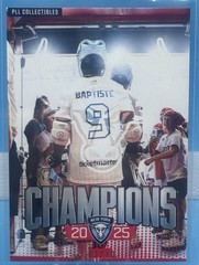 2026 PLL Fieldside II Trevor Baptiste Champions Insert Red Parallel 03/10