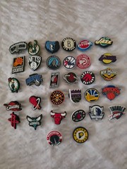NBA Emblem Jibbitz Charms for Crocs, Handbags and More.