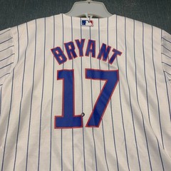 Majestic Cool Base Youth Chicago Cubs Kris Bryant 17 Baseball Jersey Size L
