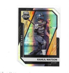 Kahlil Watson – 2021 Elite Extra Edition Decade- Die Cut – #027/999 – Marlins