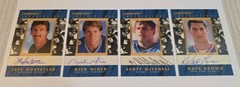 1996 Pinnacle Laser View Inscriptions Auto QB Lot Of 4 Ship w/trk# NNO Rare Nice