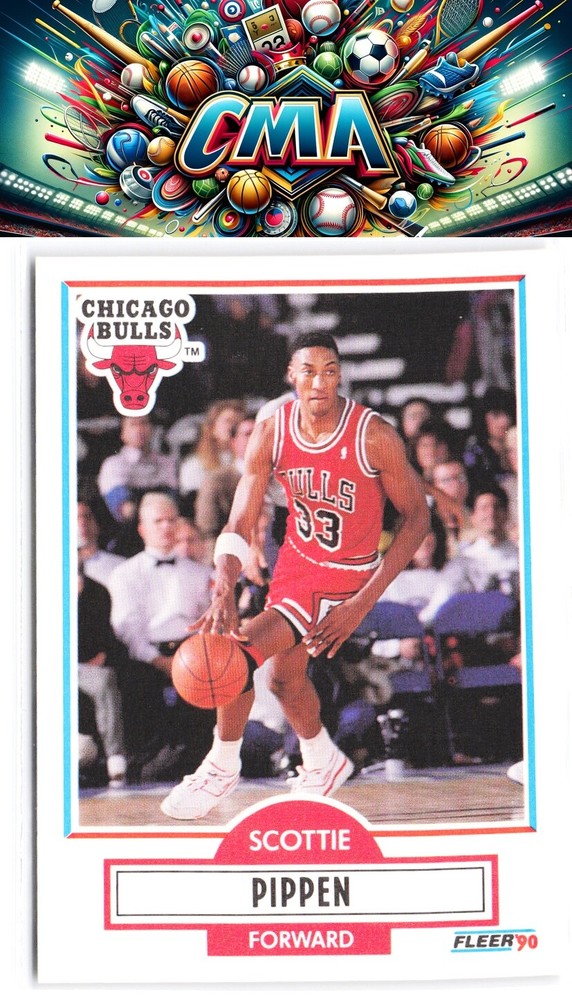 1990-91 Fleer #30 Scottie Pippen