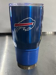 Buffalo Bills NFL 30 oz Ultra Travel Tumbler Stainless Steel –One Blue Red Cup