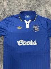 “RETRO” Chelsea 95/97 COORS Home Men’s Jersey Size L Slim (fits M loose)