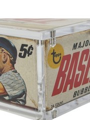 Stackable Premium Acrylic Display Case w/ Magnetic Lid for 60’s Topps Wax Box
