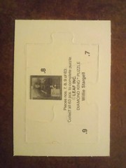 Willie Stargell 7 8 9 Diamond King Puzzle Topps 1989 NFL Football Card