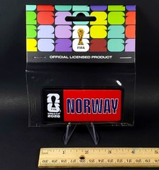 FIFA World Cup 2026 Norway Patch Hook and Loop Removable Official Licensed New