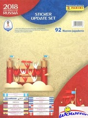 2018 Panini World Cup Stickers Complete 92 Sticker Limited Edition UPDATE SET !!