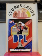 2021 Elite Extra Edition DPLM–ER Edwin Rosario Jersey Patch