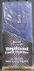 (100) Standard Size 3×4″ Premium Toploader Card Holders (20 Pt. Thickness) BCW