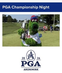 2026 Phillies SGA PGA Aronimink Championship Night Phanatic Golf Club Head Cover