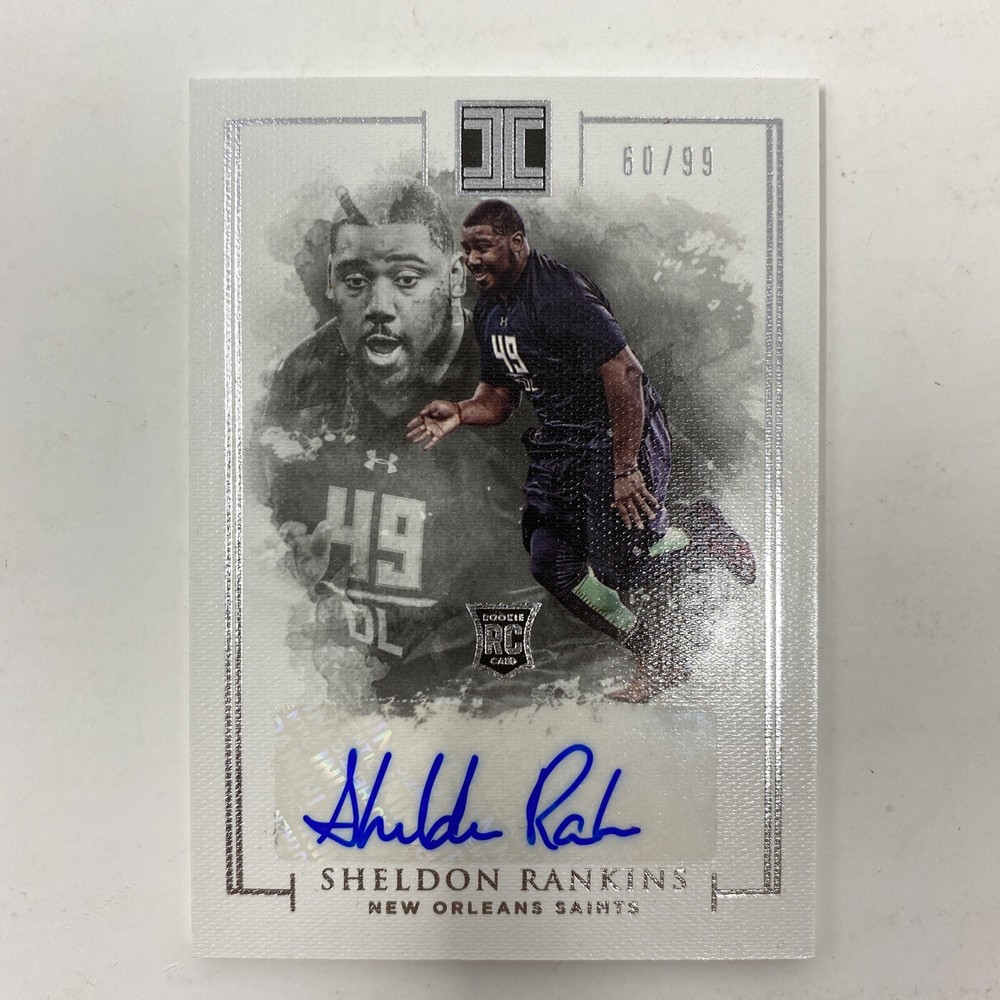 2016 Panini Impeccable Sheldon Rankins Rookie Auto /99 #128 Rookie Auto RC