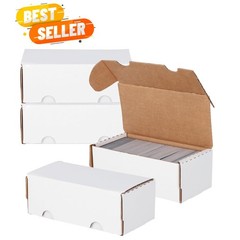 400-Count Trading Card Storage Box | Baseball Card Storage Box for Sports Car…